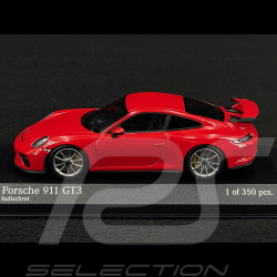 Porsche 911 GT3 Type 991 2017 Rouge Indien 1/43 Minichamps 410066030