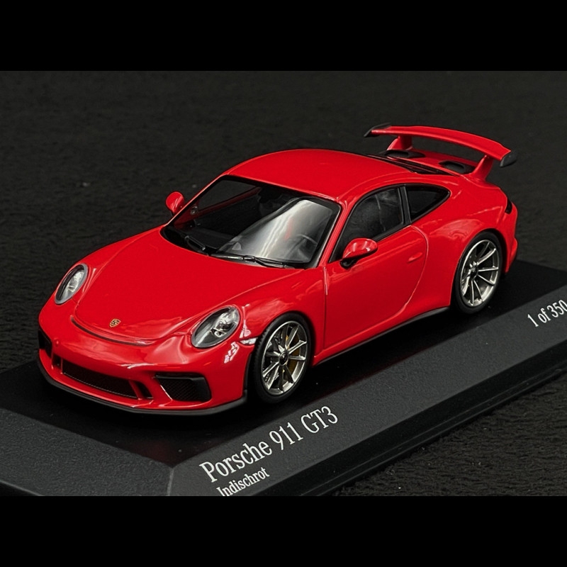 Minichamps 1:43 Porsche 911 (991 II) GT3 RS 2018 gardes rouge / doré