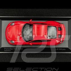 Porsche 911 GT3 Type 991 2017 Rouge Indien 1/43 Minichamps 410066030
