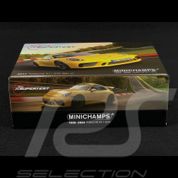 Porsche 911 GT3 Typ 991 2017 Test Nürburgring Racing Gelb 1/43 Minichamps 410066029