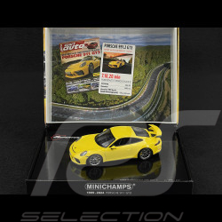 Porsche 911 GT3 Typ 991 2017 Test Nürburgring Racing Gelb 1/43 Minichamps 410066029