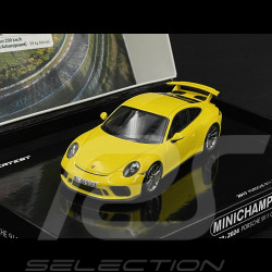 Porsche 911 GT3 Typ 991 2017 Test Nürburgring Racing Gelb 1/43 Minichamps 410066029
