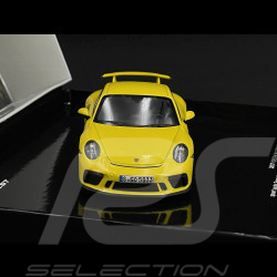 Porsche 911 GT3 Typ 991 2017 Test Nürburgring Racing Gelb 1/43 Minichamps 410066029