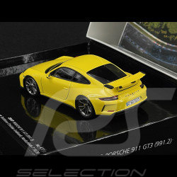 Porsche 911 GT3 Typ 991 2017 Test Nürburgring Racing Gelb 1/43 Minichamps 410066029