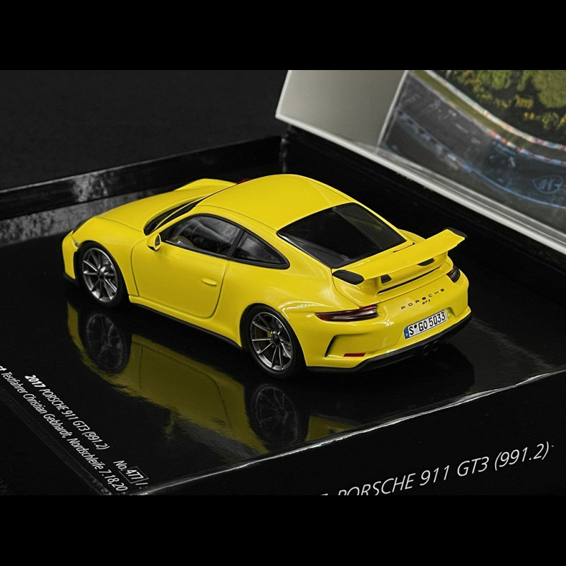 Minichamps CA 04318003 - Porsche 911 (991) GT3 R Jaune/Vert 2017 - 1/43 Série Limitée 131/250