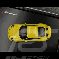 Porsche 911 GT3 Typ 991 2017 Test Nürburgring Racing Gelb 1/43 Minichamps 410066029