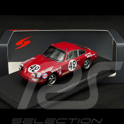 Porsche 911T n° 42 24h Le Mans 1969 1/43 Spark S9751