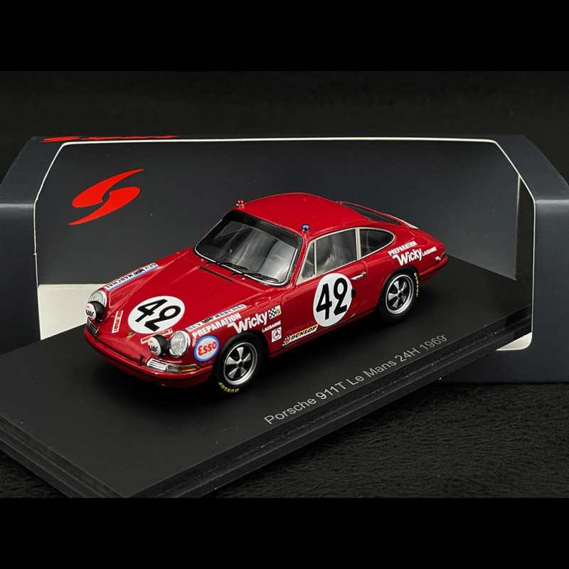 SPARK-MODEL S9749 Porsche 911T #66 Le Mans 1969 Egreteaud - Lopez 1/43
