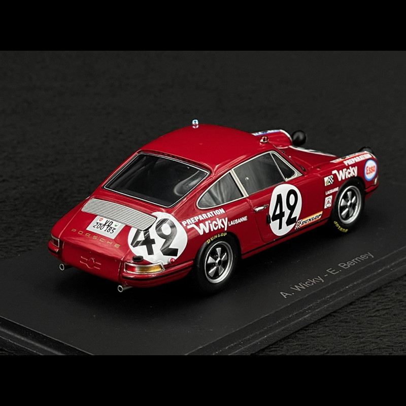 Porsche 911T N°66 Le Mans 1969 Egreteaud-Lopez - Spark Model S9749 (1:43) Neuve