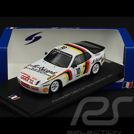 Porsche 944 Turbo Cup n° 10 Champion de France 1987 Metge 1/43 Spark SF311