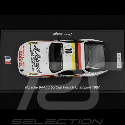Porsche 944 Turbo Cup n° 10 Französischer Meister 1987 Metge 1/43 Spark SF311