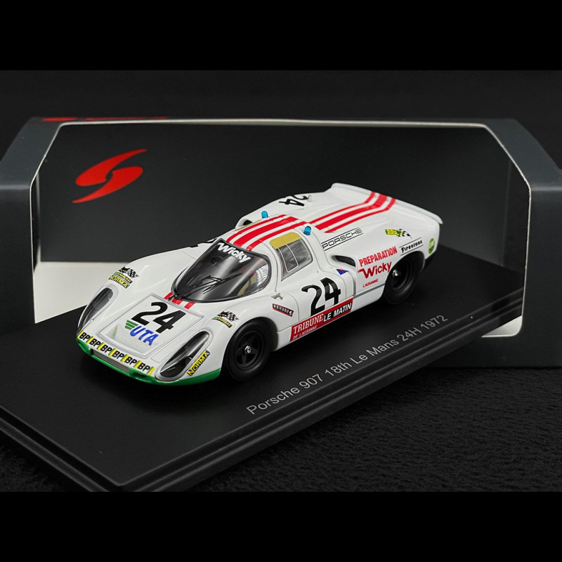 ミニカー Spark 1/43 Porsche 907 18th Le Mans 1972 porsche-907s-n-24-18th-24h-le-