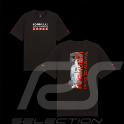 F1 T-Shirt Drive to Survive Puma Schwarz 701235387-002 - herren