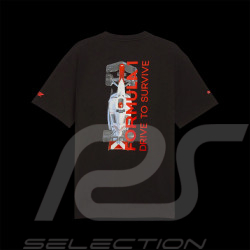 F1 T-Shirt Drive to Survive Puma Schwarz 701235387-002 - herren