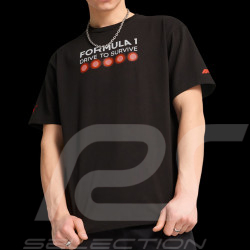 F1 T-Shirt Drive to Survive Puma Schwarz 701235387-002 - herren