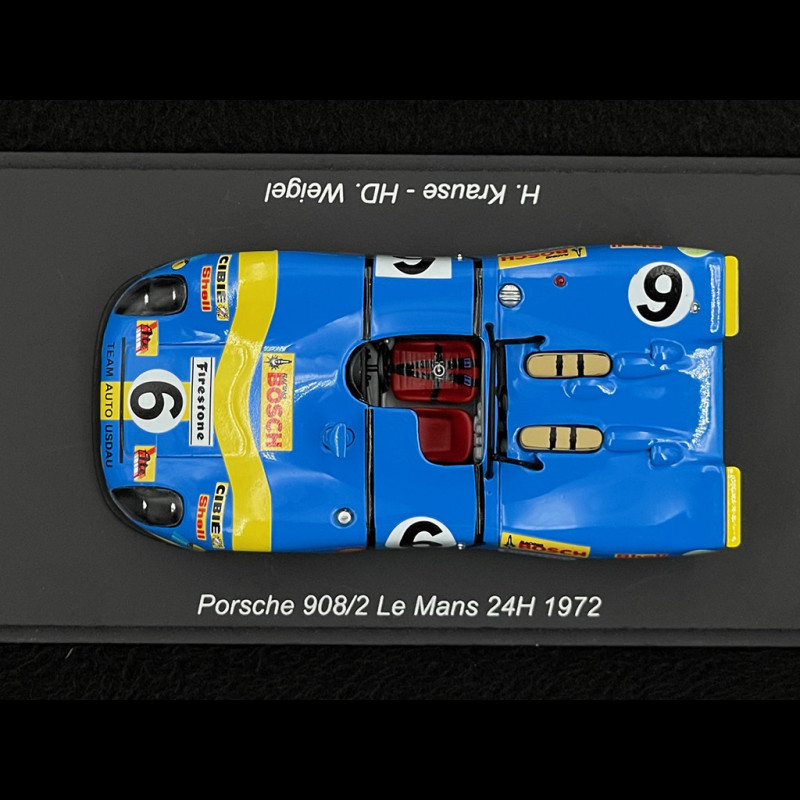 Porsche 908/2 n° 6 24h Le Mans 1972 1/43 Spark S9775