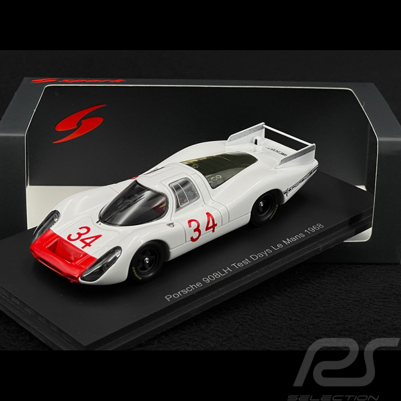 Porsche 908 LH n° 34 Test Days 24h Le Mans 1968 1/43 Spark S9241