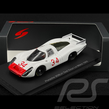 Porsche 908 LH n° 34 Test Days 24h Le Mans 1968 1/43 Spark S9241