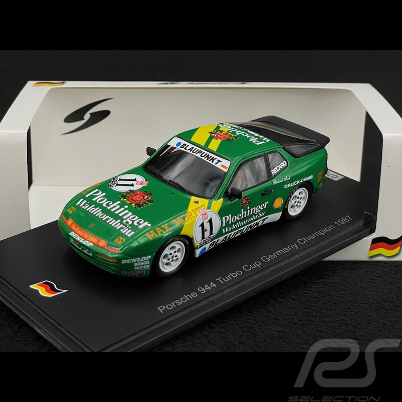 Porsche 944 Turbo Cup n° 11 Champion Allemagne 1987 Asch 1/43 Spark SG621