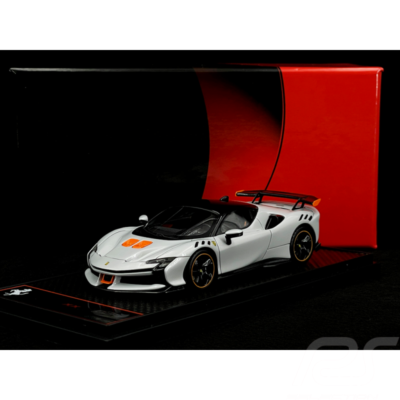 Ferrari SF90 XX Stradale 2024 Weiß Bianco Italia 1/43 BBR Models BBRC285A