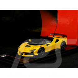 Ferrari SF90 XX Stradale 2024 Yellow Giallo Tristrato 1/43 BBR Models BBRC285FCF