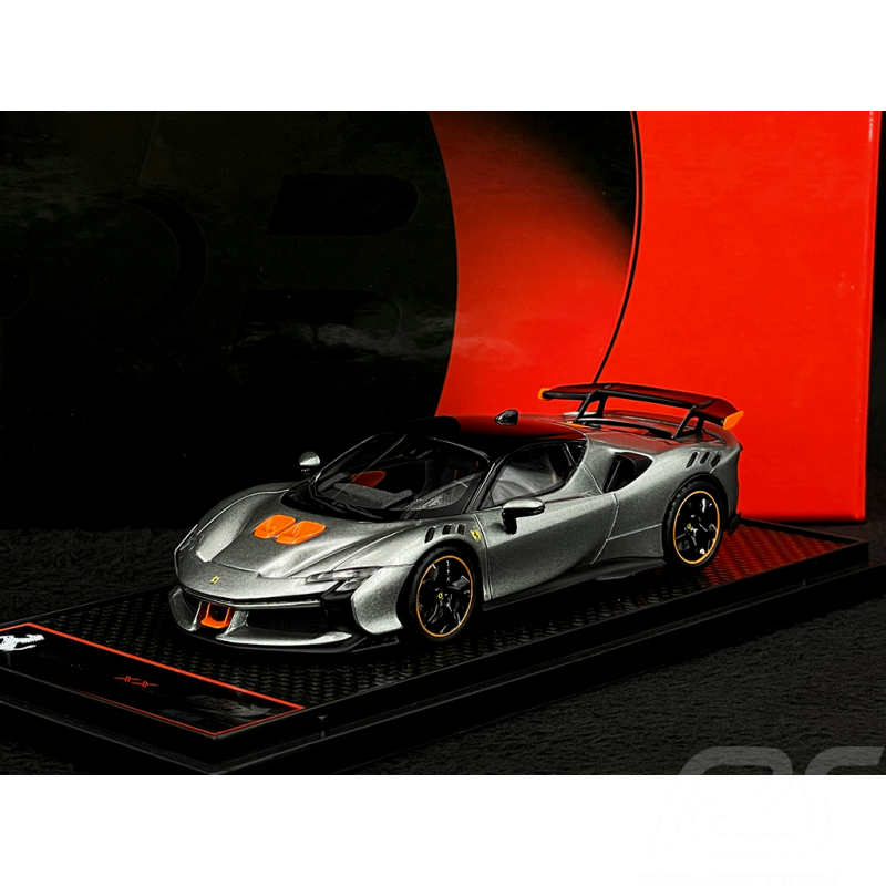 Ferrari SF90 XX Stradale 2024 Gris Grigio Competizione 1/43 BBR Models BBRC285E