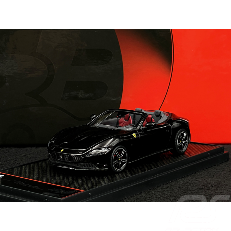 Ferrari Roma Spider 2020 Black Nero Purosangue 1/43 BBR Models BBRC282H