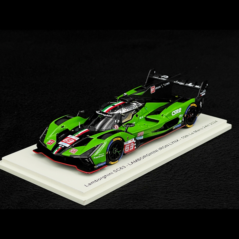 Spark スパーク 1/43 ランボルギーニ SC63 #63 2024ルマン Amazon | スパーク 1/43 ランボルギーニ SC63 アイアンリンクス 2024