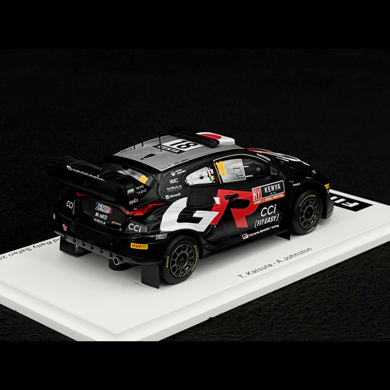 Toyota GR Yaris Rally1 Hybrid n° 18 2nd Rallye Safari 2024 1/43
