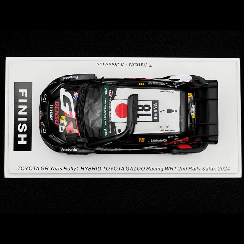 Toyota GR Yaris Rally1 Hybrid n° 18 2nd Rallye Safari 2024 1/43