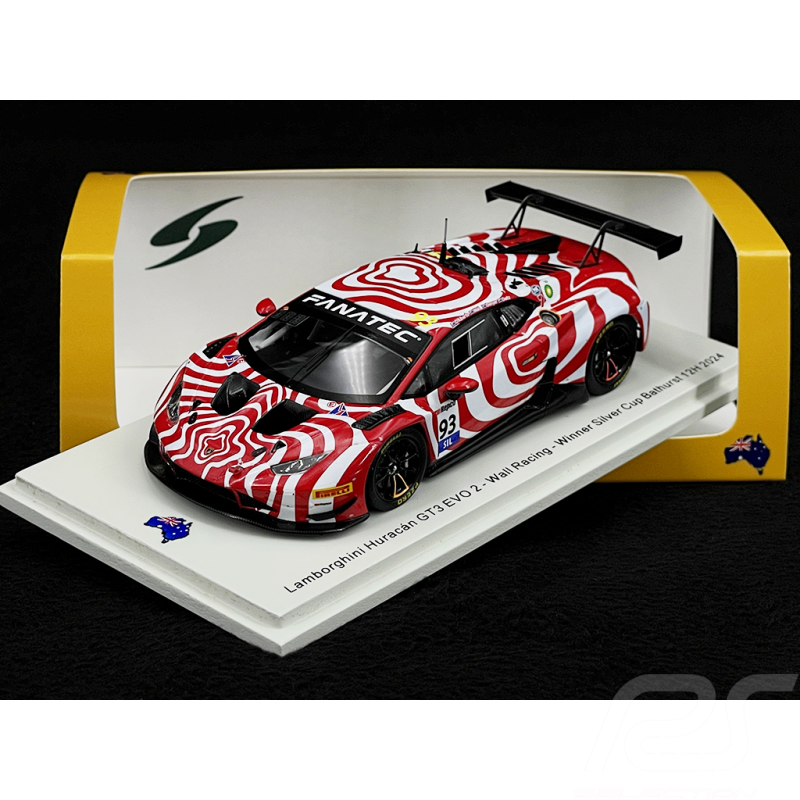 Lamborghini Huracan GT3 Evo 2 n° 93 12h Bathurst 2024 1/43 Spark AS072
