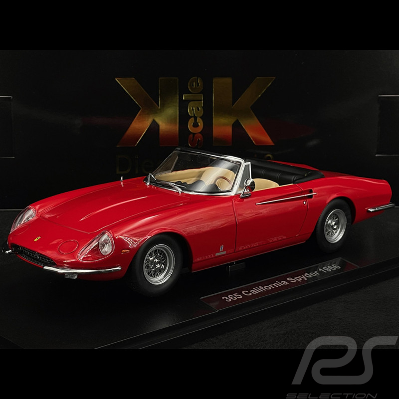 Ferrari 365 California Spyder 1966 Red 1/18 KK Scale KKDC180053