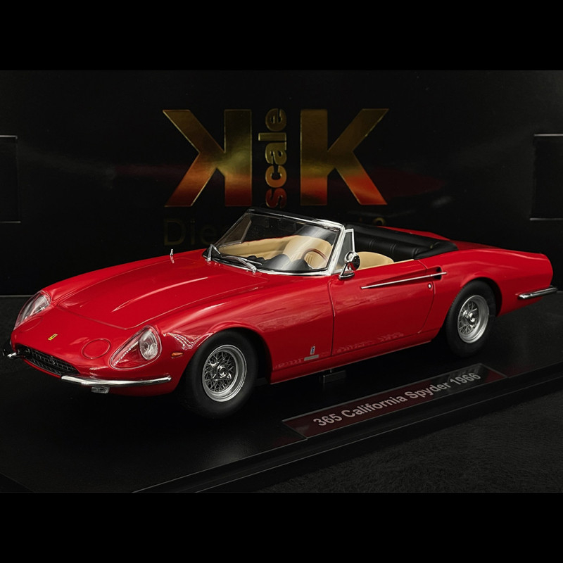 Ferrari 365 California Spyder 1966 Red 1/18 KK Scale KKDC180053