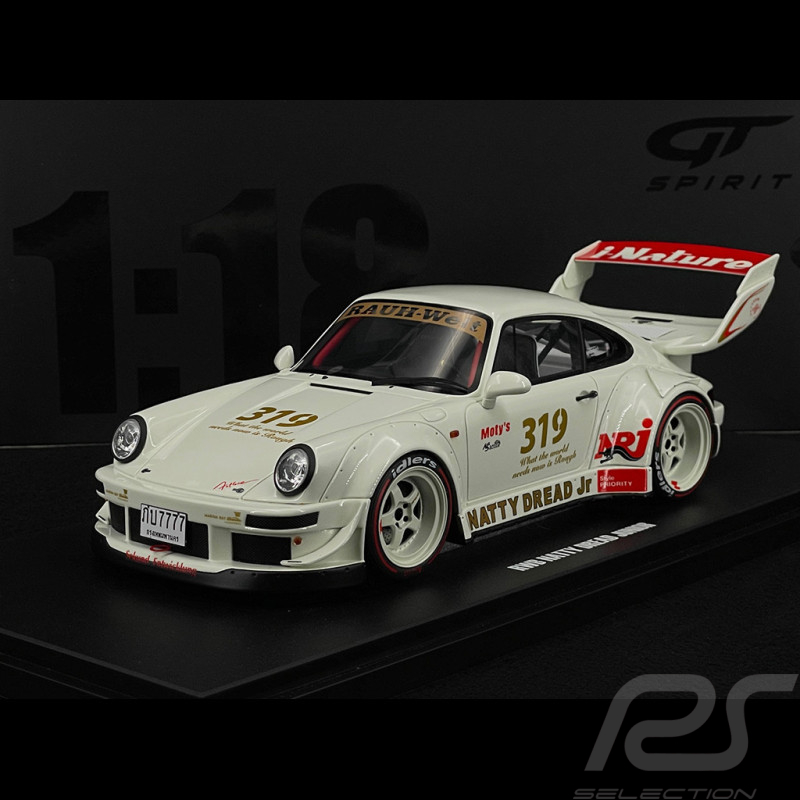 Porsche 911 Type 964 RWB Rauh-Welt Natty Dread Junior 2024 Blanc 1/18 GT Spirit GT489