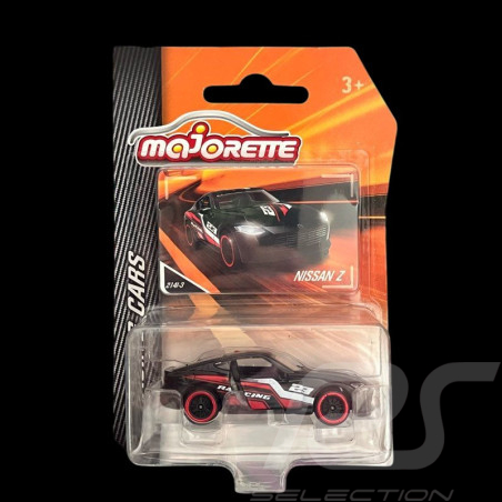 Nissan Z 214I-3 Black / White / Red Racing Cars 1/59 Majorette 212084009