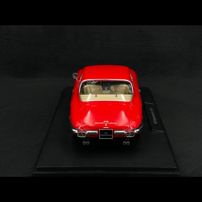 Ferrari 400 Superamerica 1962 - Miniature 1/18 KK-Scale - Rouge Métal - Collection