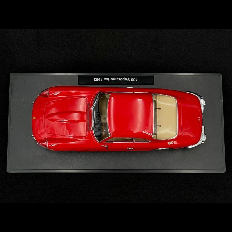 Ferrari 400 Superamerica 1962 - Miniature 1/18 KK-Scale - Rouge Métal - Collection