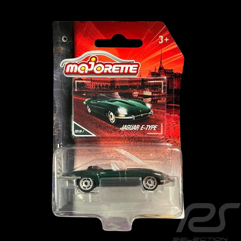 Jaguar E-Type 291B-1 Dunkelgrün Vintage 1/59 Majorette 212052010