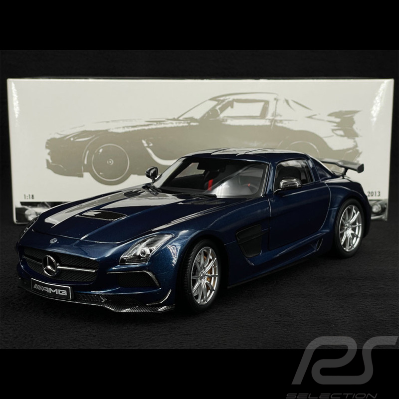 Mercedes-Benz SLS AMG Black Series 2013 Bleu Daytona 1/18 Minichamps 11033026