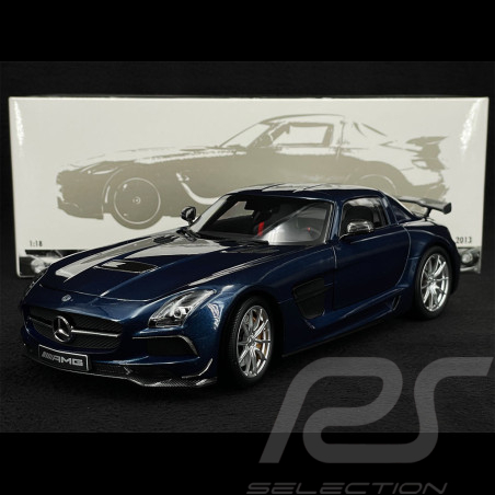 Mercedes-Benz SLS AMG Black Series 2013 Bleu Daytona 1/18 Minichamps 11033026