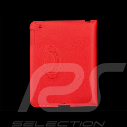 Coque Ferrari Tod's Pas Cher iPhad 2 Cuir F1 Team Leclerc / Hamilton Rouge L1228