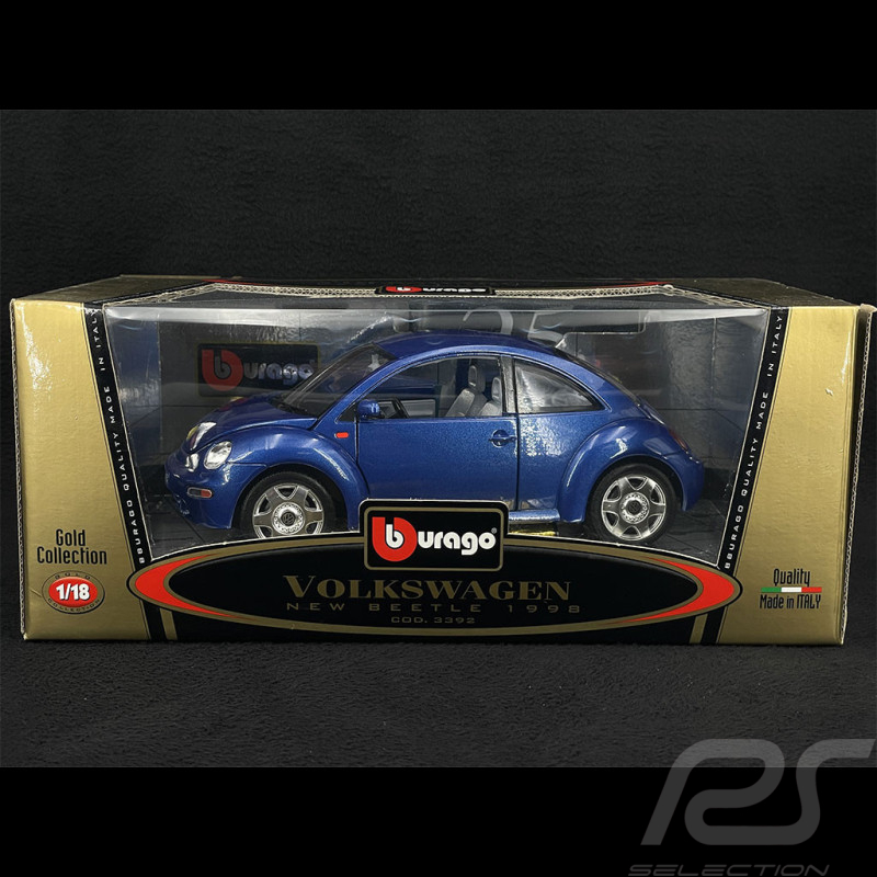 Volkswagen New Beetle 1998 Blau 1/18 Bburago 3392