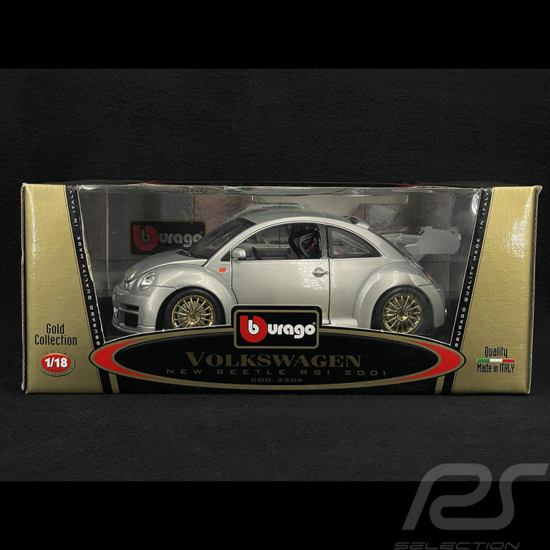 Volkswagen New Beetle RSI 2001 Silber 1/18 Bburago 3306