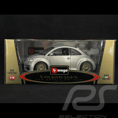 Bburago Volkswagen New Beetle Cup 2000 Gold Collection 1:18 Diecast – Wheelers n Dealers A