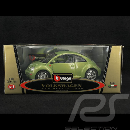 Volkswagen New Beetle 1998 Green 1/18 Bburago 3322