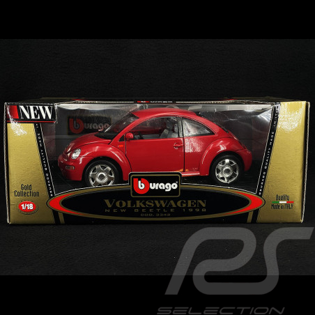 Volkswagen New Beetle 1998 Rot 1/18 Bburago 3342
