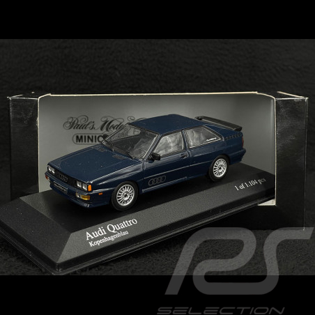 Audi Quattro 1981 Blue 1/43 Minichamps 430019425