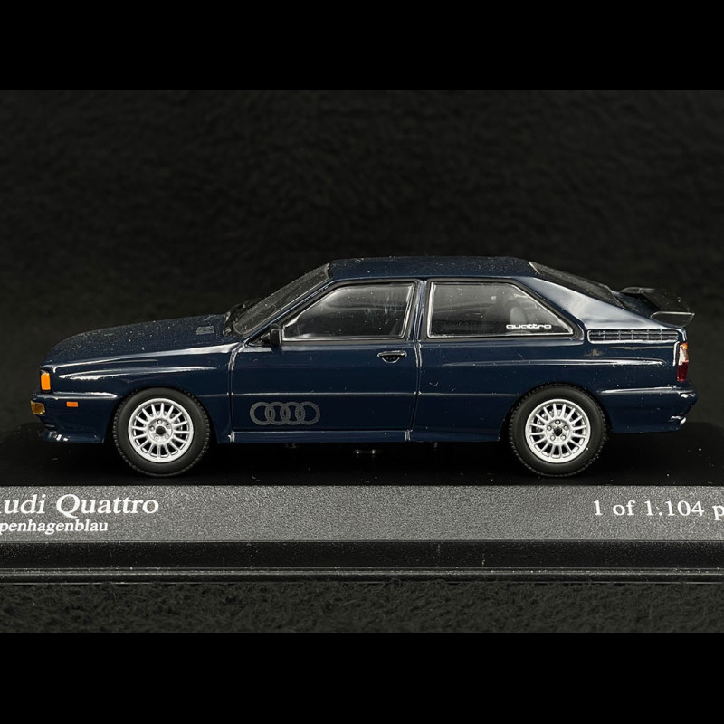 Miniature Voiture Audi Quattro 1981 Solido 1/43 En Métal - Made In France, Occasion Avec Boîte