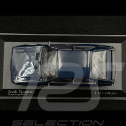 Audi Quattro 1981 Bleu 1/43 Minichamps 430019425