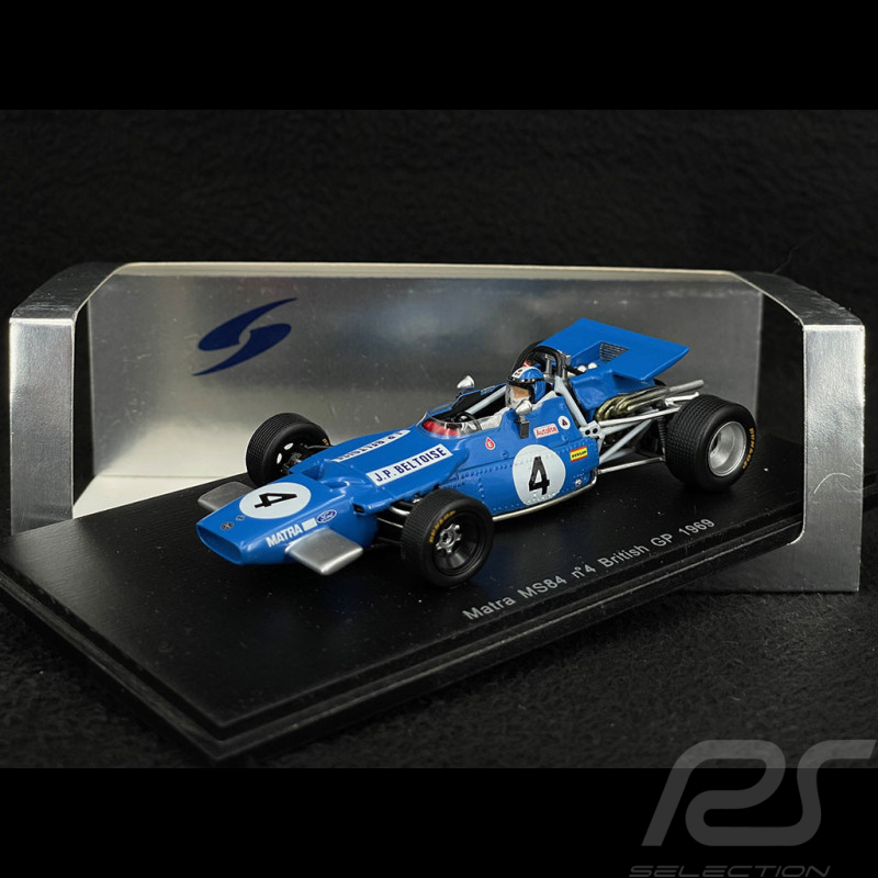 Jean-Pierre Beltoise Matra MS84 n° 4  Britischer GP 1969 F1 1/43 Spark S1608
